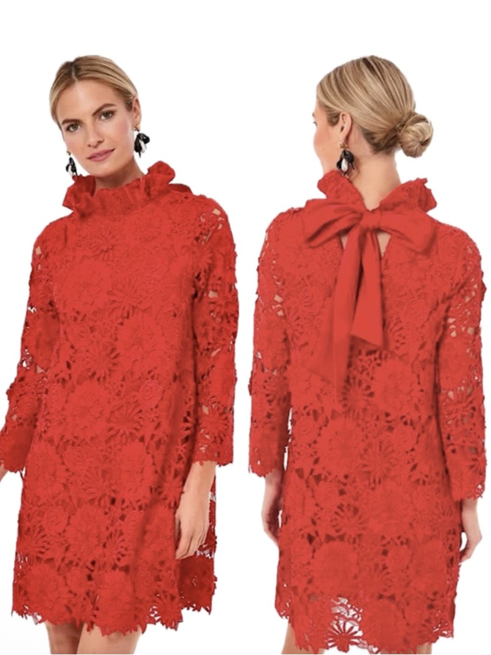 TUCKERNUCK Red Lace Dress
